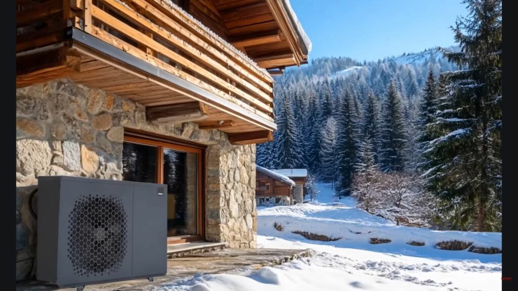 Pompa ciepła Termet Heat Titanim Pro zimą